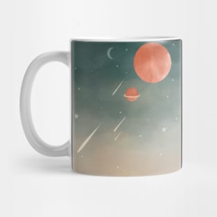 Night sky poster Mug